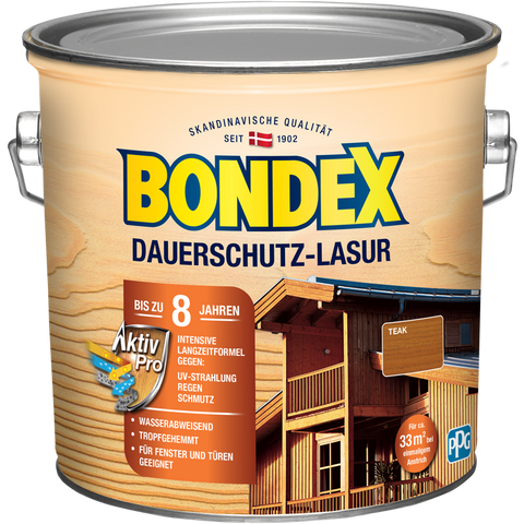 bondex dauerschutz lasur teak 2,5l