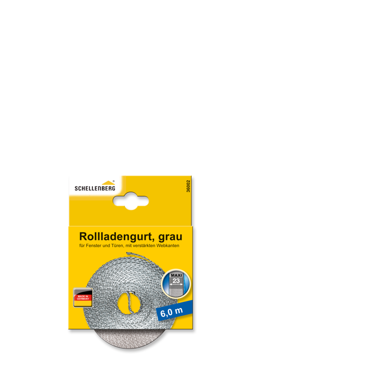 rollladengurt 23 mm/6,0 m grau
