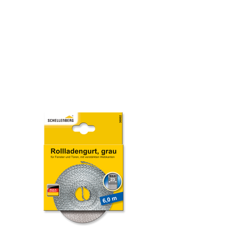 rollladengurt 23 mm/6,0 m grau