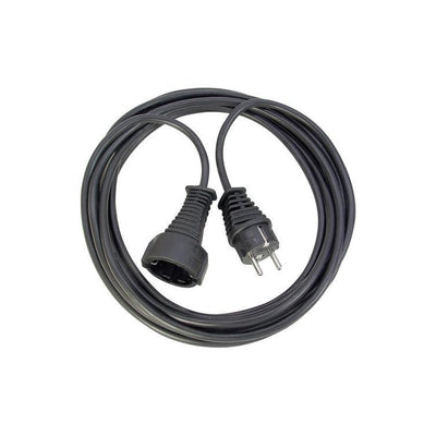 verlängerungskabel h05vv-f3g1,5 schw. 3m