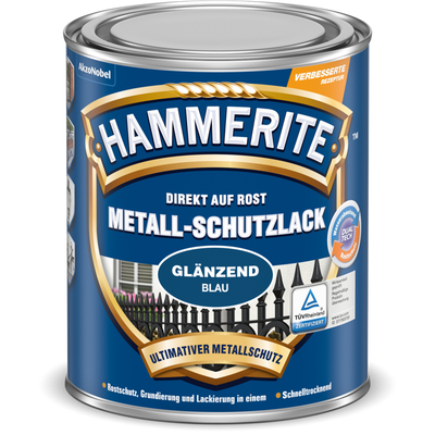 met.schutzlack blau glzd. 750ml
