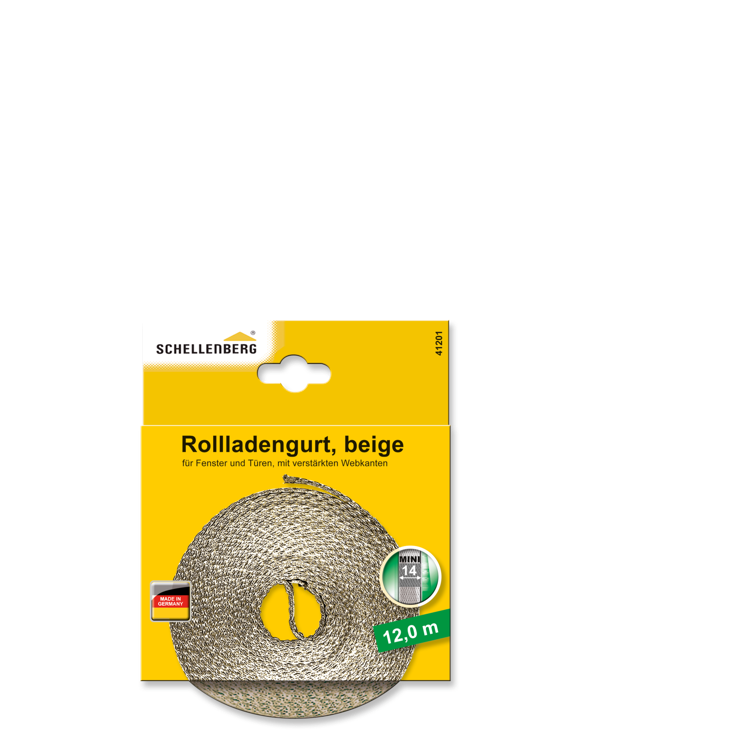 rollladengurt 14 mm/12,0 m beige