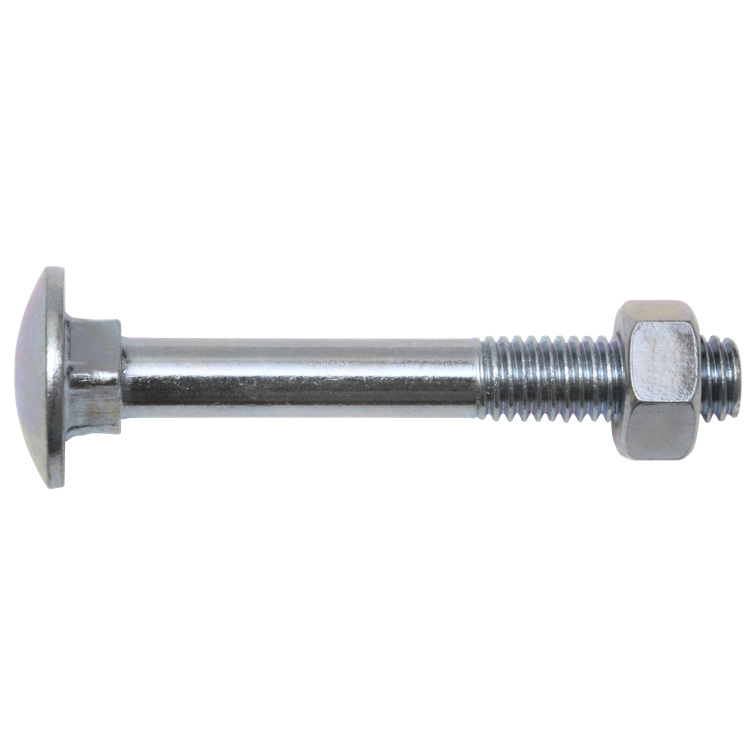 flachrundkopfschr. vz m. mutter 10x60 mm