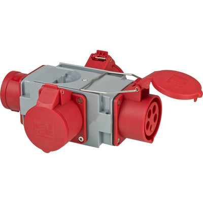 kreuzverteiler cee400v/16a 3fach