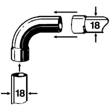 cu-winkel ia 90 grad 18 mm (2 st.)