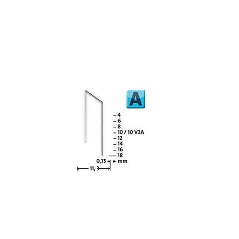 feindrahtklammer a53 6mm a,5000stck