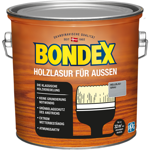 bondex holzlasur außen hellgrau 2,5l