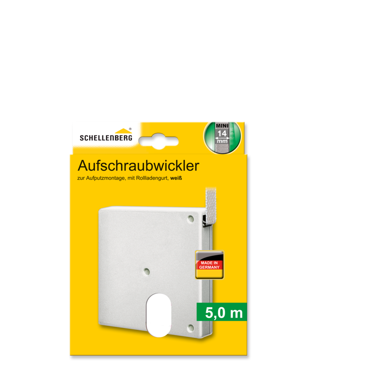 aufschraubwickler mini weiß 5 m gurt