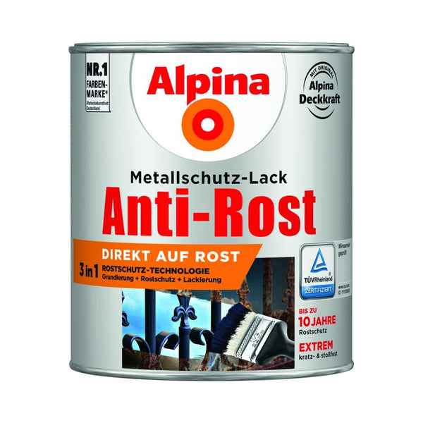 Metallschutzlack MATT In Weinrot (RAL 3005) – Für Innen & Außen, Rostschützend, Schnelltrocknend (1 Liter)