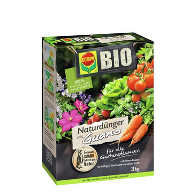 compo bio naturdünger guano 3kg