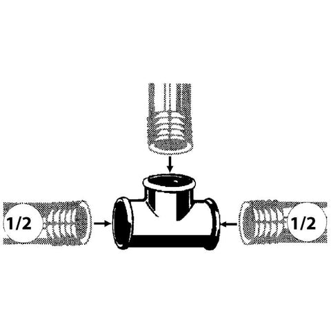 t-stueck rotguss 3130 1/2"