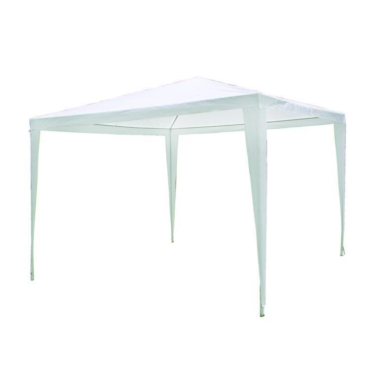 pavillion mit weißem dach 3x3 m