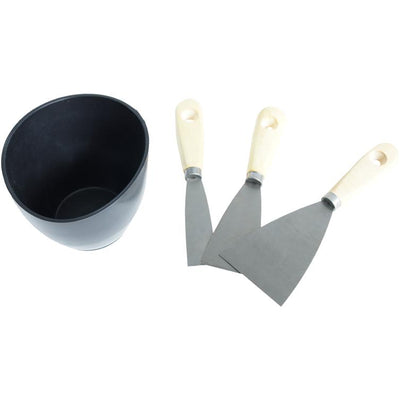 gipserset mit 3 spachteln
