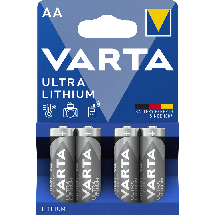 batterie ultra lithium aa 4er