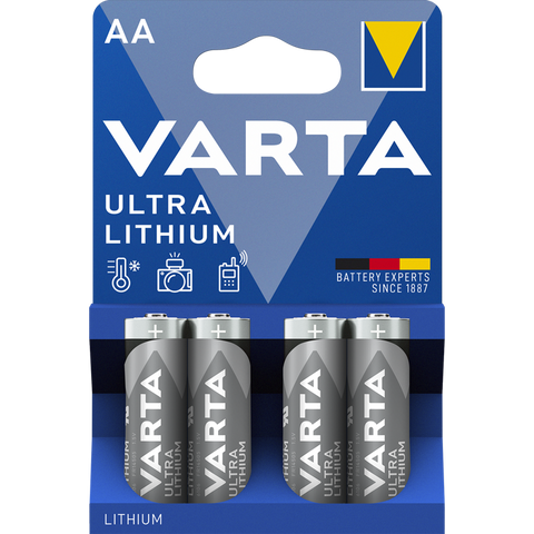 batterie ultra lithium aa 4er