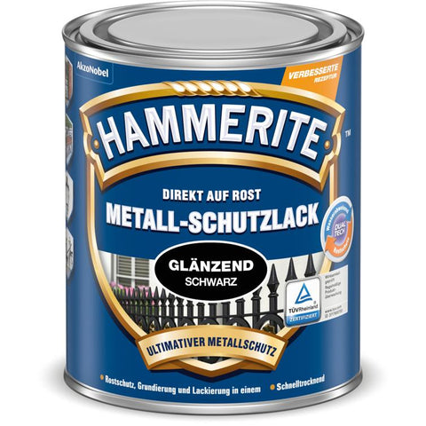 met.schutzlack schwarz glzd. 750ml