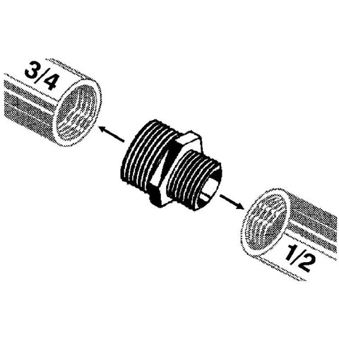 reduzier d-nippel rotguss 3245