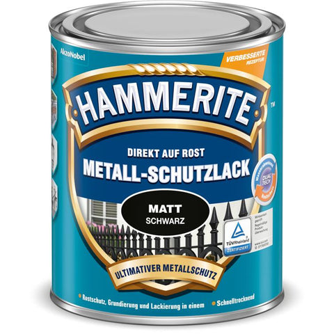 met.schutzlack schwarz matt 2,5l