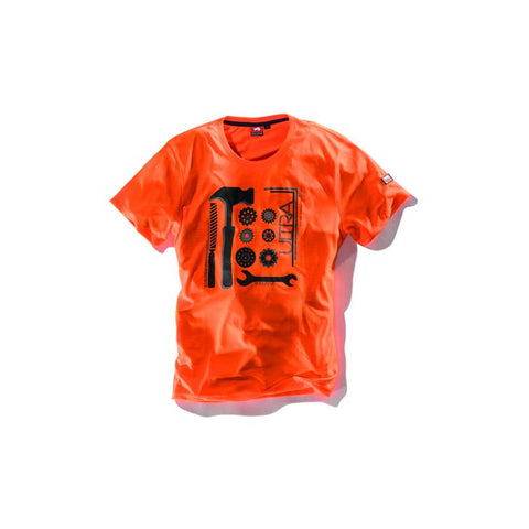 t-shirt "ultra" orange gr. s