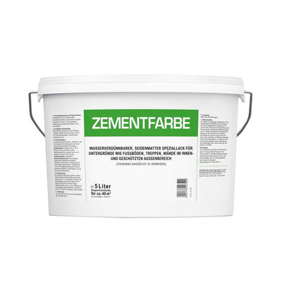 zementfarbe hellgrau 5l