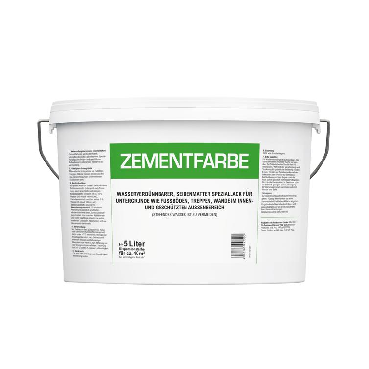 zementfarbe hellgrau 5l