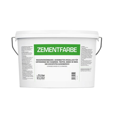 zementfarbe grau 5l