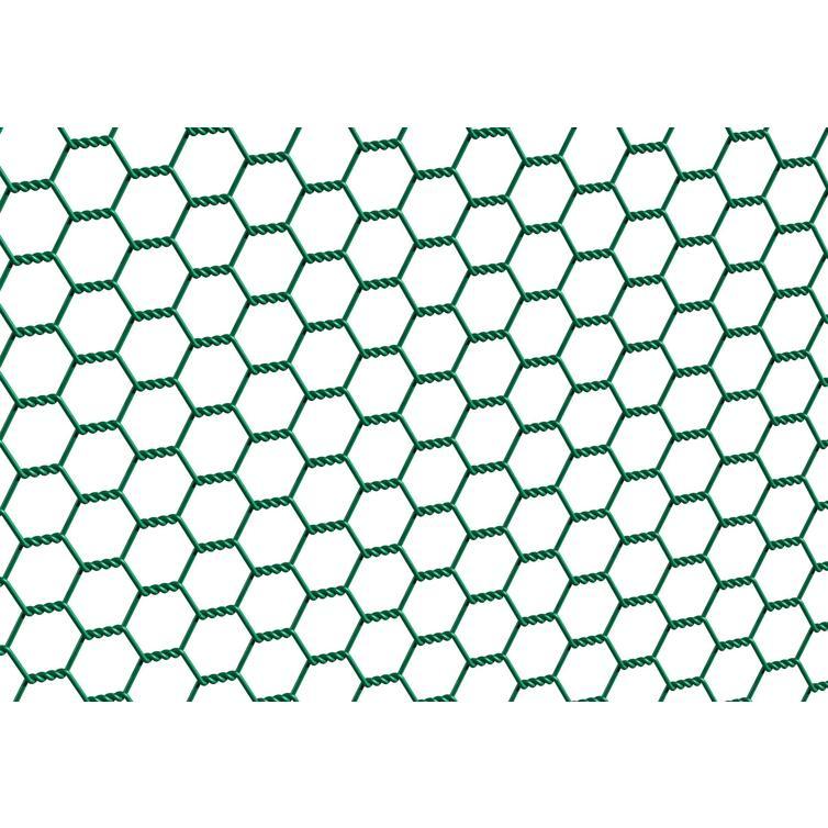 sechseckgeflecht grün,13x13 mm 1,0x10 m