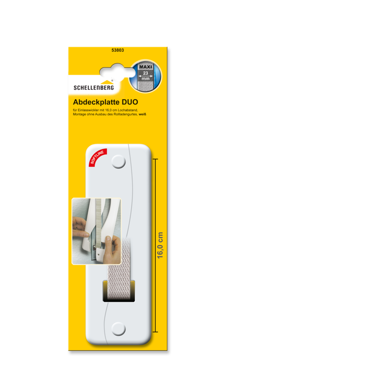 abeckplatte softline weiß 16,0 cm