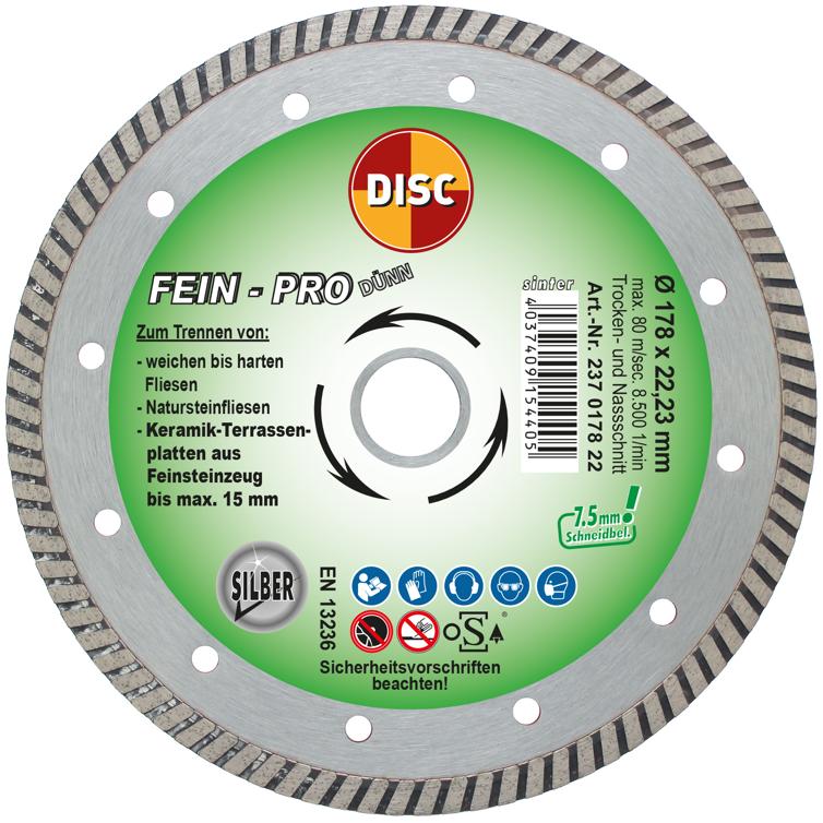 dia-scheibe fein-pro 178 x 25,40 mm