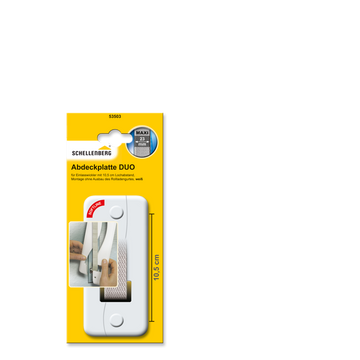abdeckplatte soft line weiß 10,5 cm