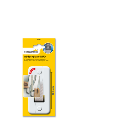 abdeckplatte soft line weiß 10,5 cm