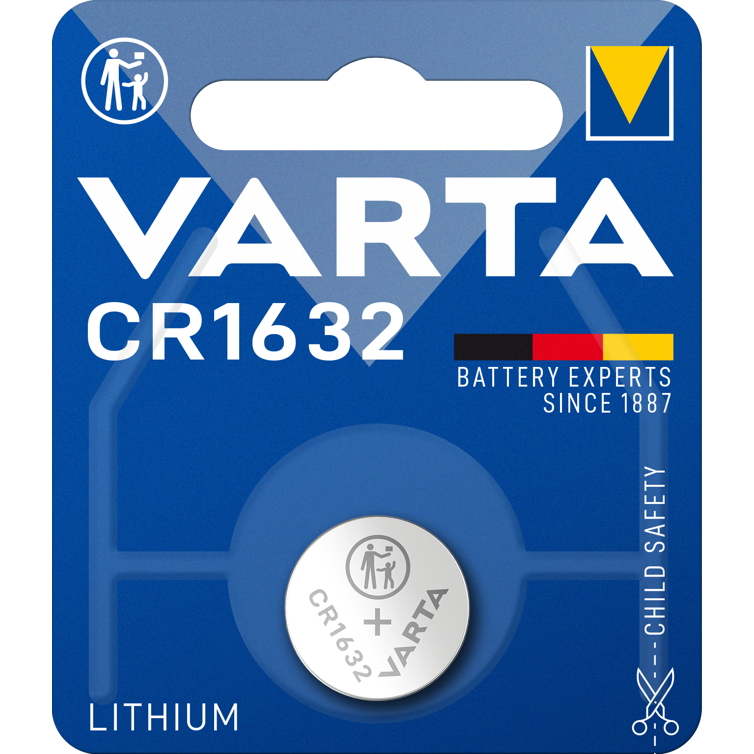 knopfzelle elec. cr1632 3v lithium 1er