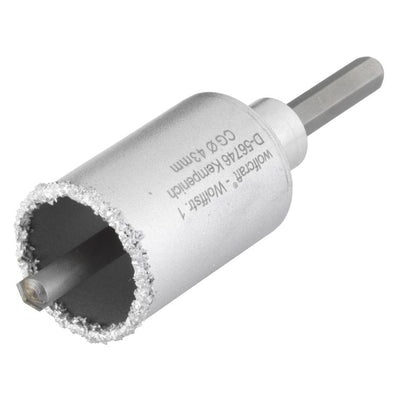 bohrkranz hm mit schaft & bohrer ø 43 mm