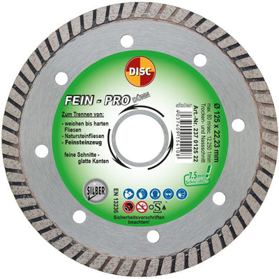 dia-scheibe fein-pro 125 x 22,23 mm