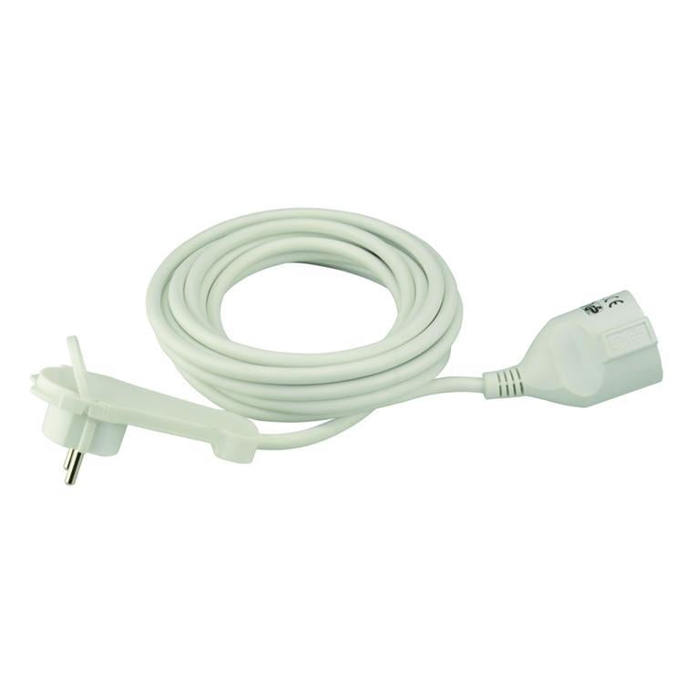 verlängerung h05vv-f 3g1,5mm² 5m weiß