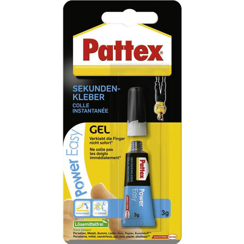 pattex sekundenkleber power easy gel 3g