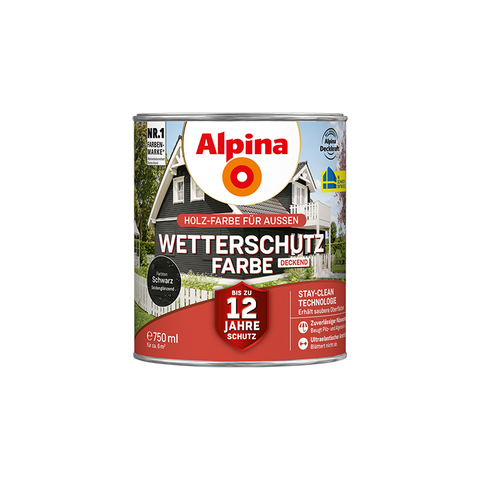 wetterschutzfarbe schwarz 750ml