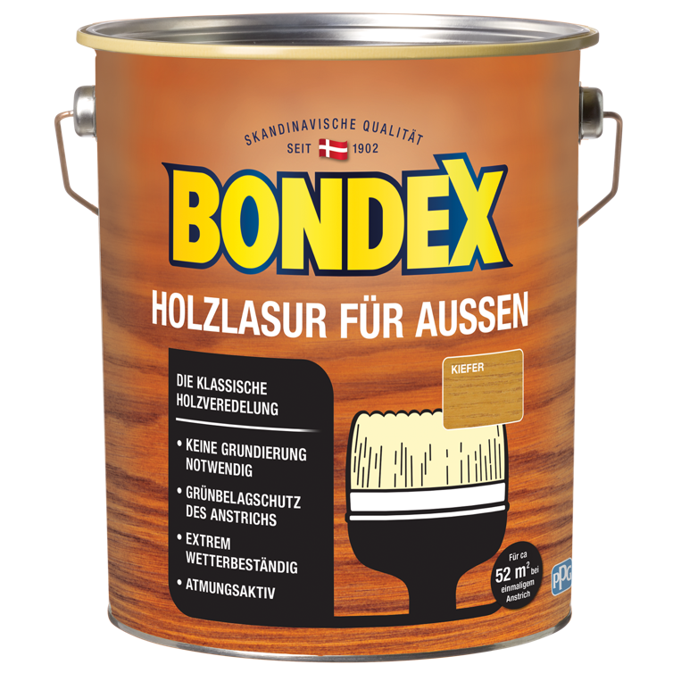 bondex holzlasur außen kiefer 4l