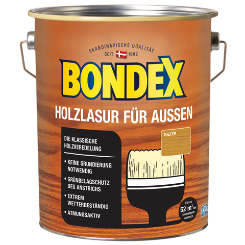 bondex holzlasur außen kiefer 4l