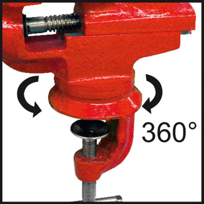 schraubstock bastler drehbar 60 mm