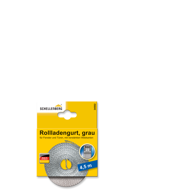 rollladengurt 23 mm/4,5 m grau