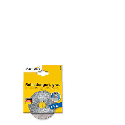 rollladengurt 23 mm/4,5 m grau