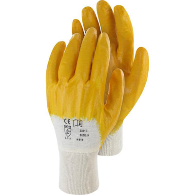 nitrilhandschuh sun grip gelb gr. 11