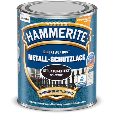 met.schutzlack struktur schwarz 750ml