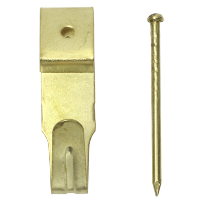 wandhaken mit stahlnägel vermess. sort.