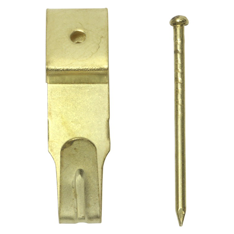wandhaken mit stahlnägel vermess. sort.