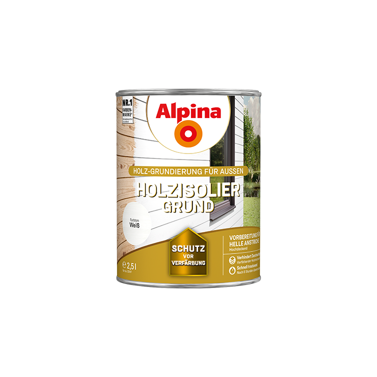 holzisolier-grund weiß 2,5l