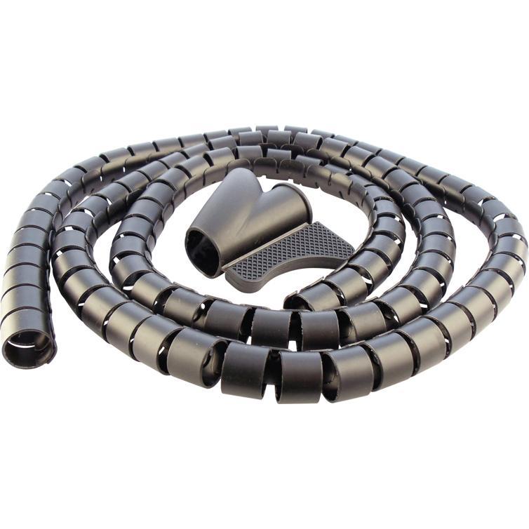 kabelspiralschlauch 28mm schwarz 1,5m