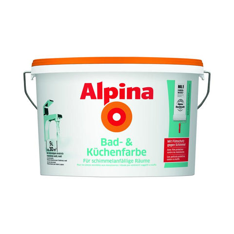 alpina bad- und küche spezialfarbe 5l
