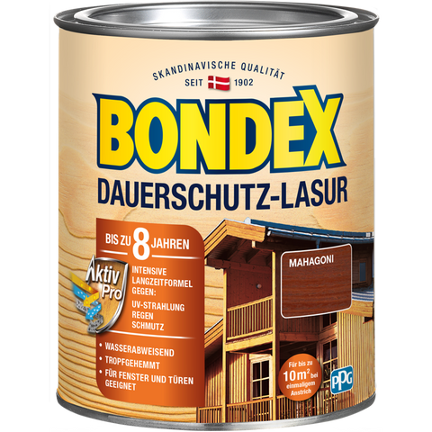 bondex dauerschutz lasur mahagoni 0,75l